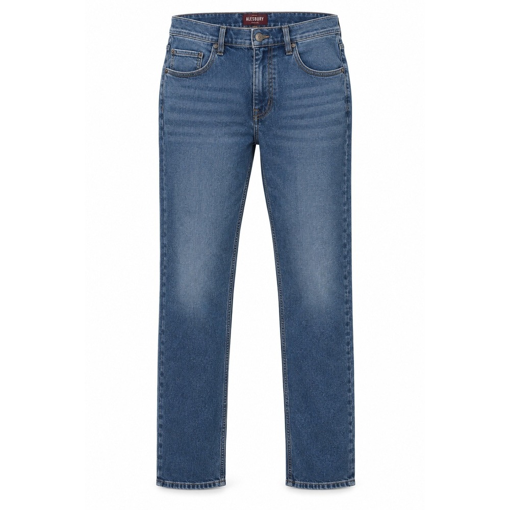 Alesbury Mens Authentic Stretch Athletic Fit Jeans Blue 34x30 NWT